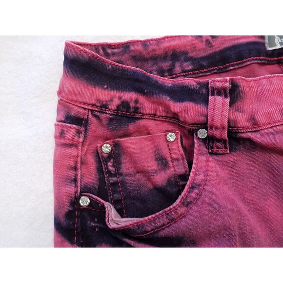 Soundgirl pink dyed jeans size 15 Junior - Picture 6 of 7